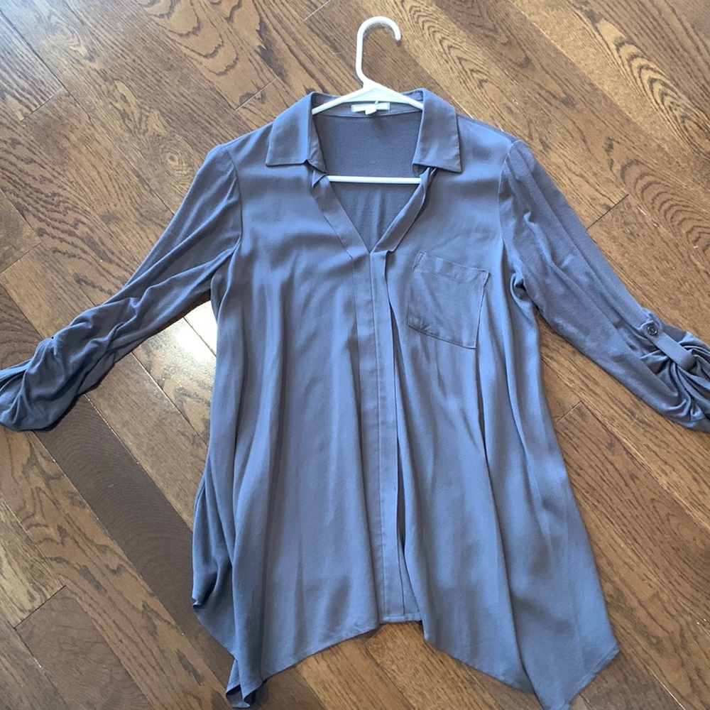 Pleione Grey Tunic Top - Size S- Excellent Condition